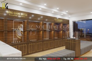 Thiết kế shop đồng hồ nam cao cấp Đăng Quang Watch